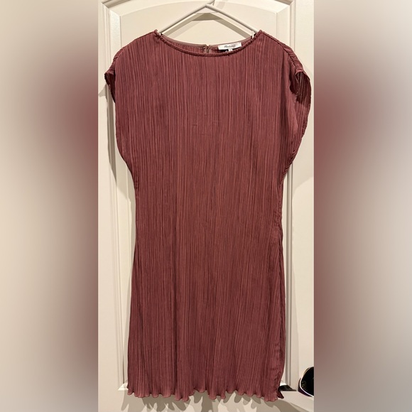 Madewell NWT Plisse Mini Dress - Picture 5 of 7